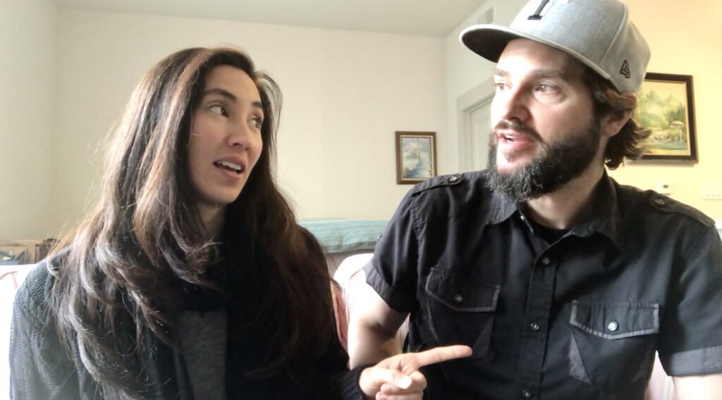 man and woman discussing DIY demo renovations