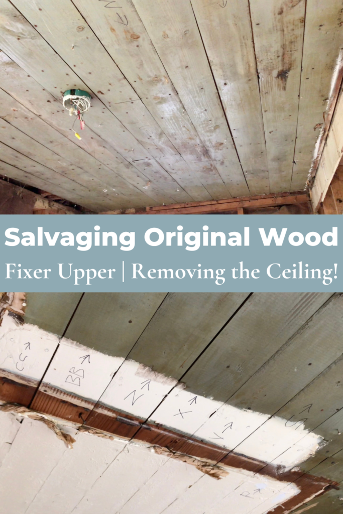 original wood ceiling