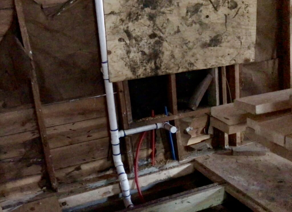 kitchen plumbing pipes