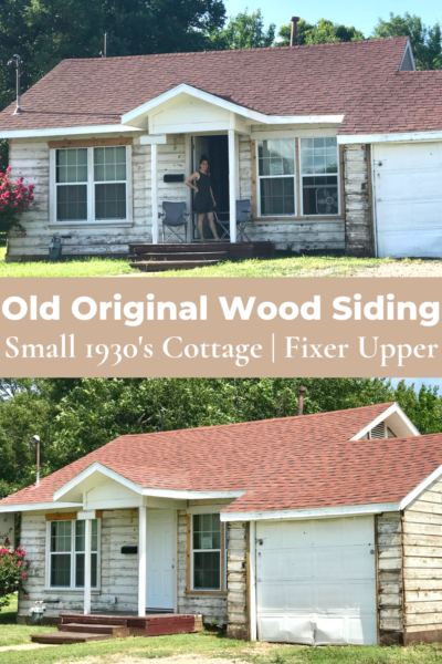 Uncovering Beautiful Old Original Wood Siding on Small Cottage ...