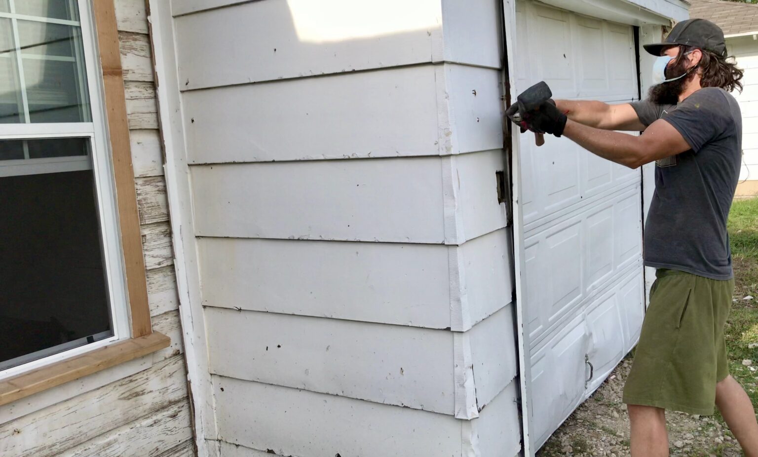 Uncovering Beautiful Old Original Wood Siding on Small Cottage ...