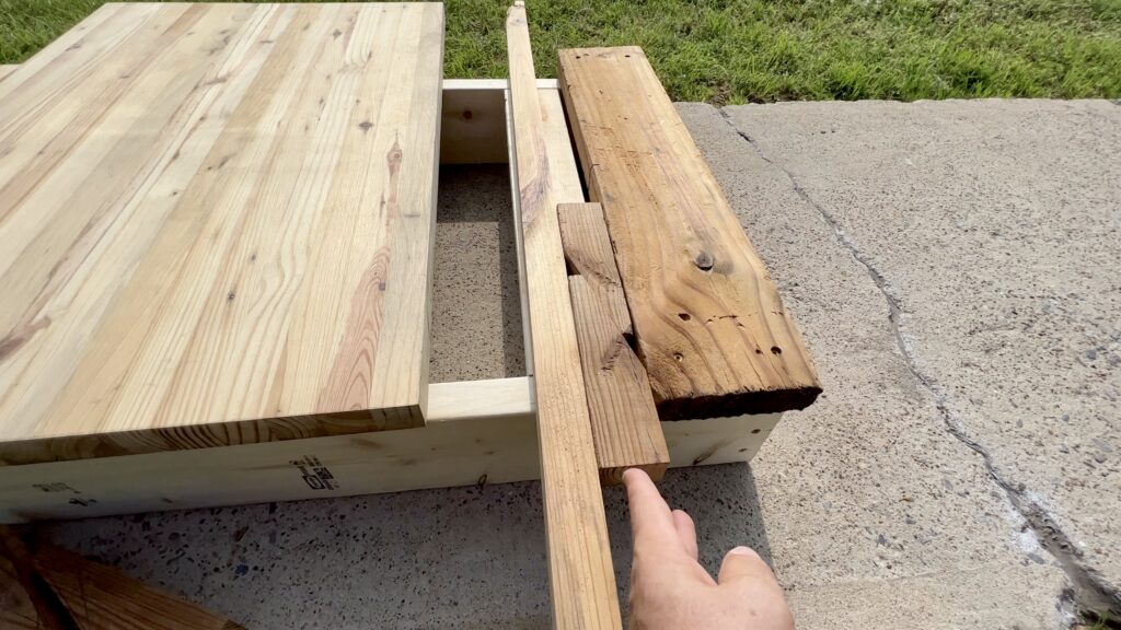 custom built clamp for butcher block countertop 
