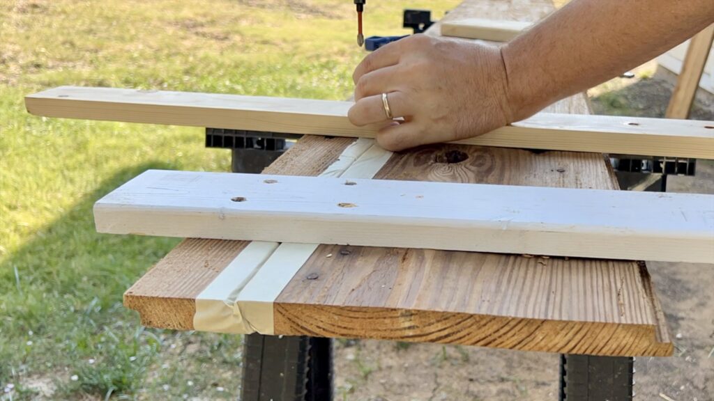 man restoring old reclaimed shiplap